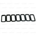 thumbnail image 3 of 7pcs Front Grid Grille Inserts Racing Grill Frame Trim For Jeep Renegade 2015 2016 2017 Abs Black, 3 of 5