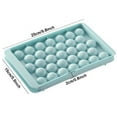 thumbnail image 2 of DTREELS Round Silicone 1-Cavity Ice Cube Mold & Tray (1 Count), 2 of 7