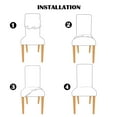 thumbnail image 3 of PiccoCasa 4Pcs Chair Slipcovers Dining Chair Covers for Dining Room, Champagne, 3 of 6
