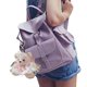 thumbnail image 2 of Cartoon Plush Lace Dress Bear Pendant Comfortable Keychain Cartoon Keyring Versatile Accessory for Bags and Backpack Milk tea color, 2 of 4