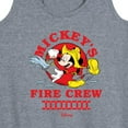 thumbnail image 3 of Disney - Firefighter Mickey - Fire Crew - Women's Racerback Tank Top, 3 of 5