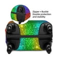 thumbnail image 4 of Haiem Glitter Rainbow Luggage Cover Printed Suitcase Covers for Luggage Elastic Washable Suitcase Protector Fits 18-32 Inch Luggage-Large, 4 of 9