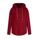 thumbnail image 4 of pstuiky camisa de manga larga para hombre, Blusa informal de manga larga con capucha y cuello redondo con botones lisos a la moda para hombre Tops casuales para hombres l, 4 of 5