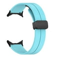 thumbnail image 2 of Elastic Elastic Silicone Watch Band  Closure Alloy Buckle Stretch Wristwatch Strap Replacement For  Watch 2, 2 of 8