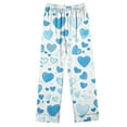thumbnail image 4 of Rciityk Womens Loungewear Set - Valentines Day Cute Heart Print Button Up Long Sleeve with Long Pants Pjs Sets - Pajama Sets for Women 2 Piece, 4 of 4