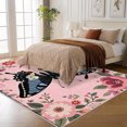 thumbnail image 3 of 5'x7' indoor outdoor carpet big carpet for bedroom bathroom area rug machine washable area rug natural area rug, 3 of 7
