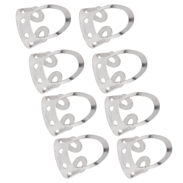 Guitar Finger Picks, Adjustable Banjo Finger Picks Easy To Carry Lightweight For Music Club For Outdoor Performance For Guitarist For Beginner Silver
