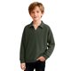 thumbnail image 1 of Camisas de Manga Larga para Niños Tamaño 12-14 Juventud Color Sólido Top de Cuello de Solapa para Chico, Camisa de Botón de Manga Larga Casual para Uso Diario, 1 of 6