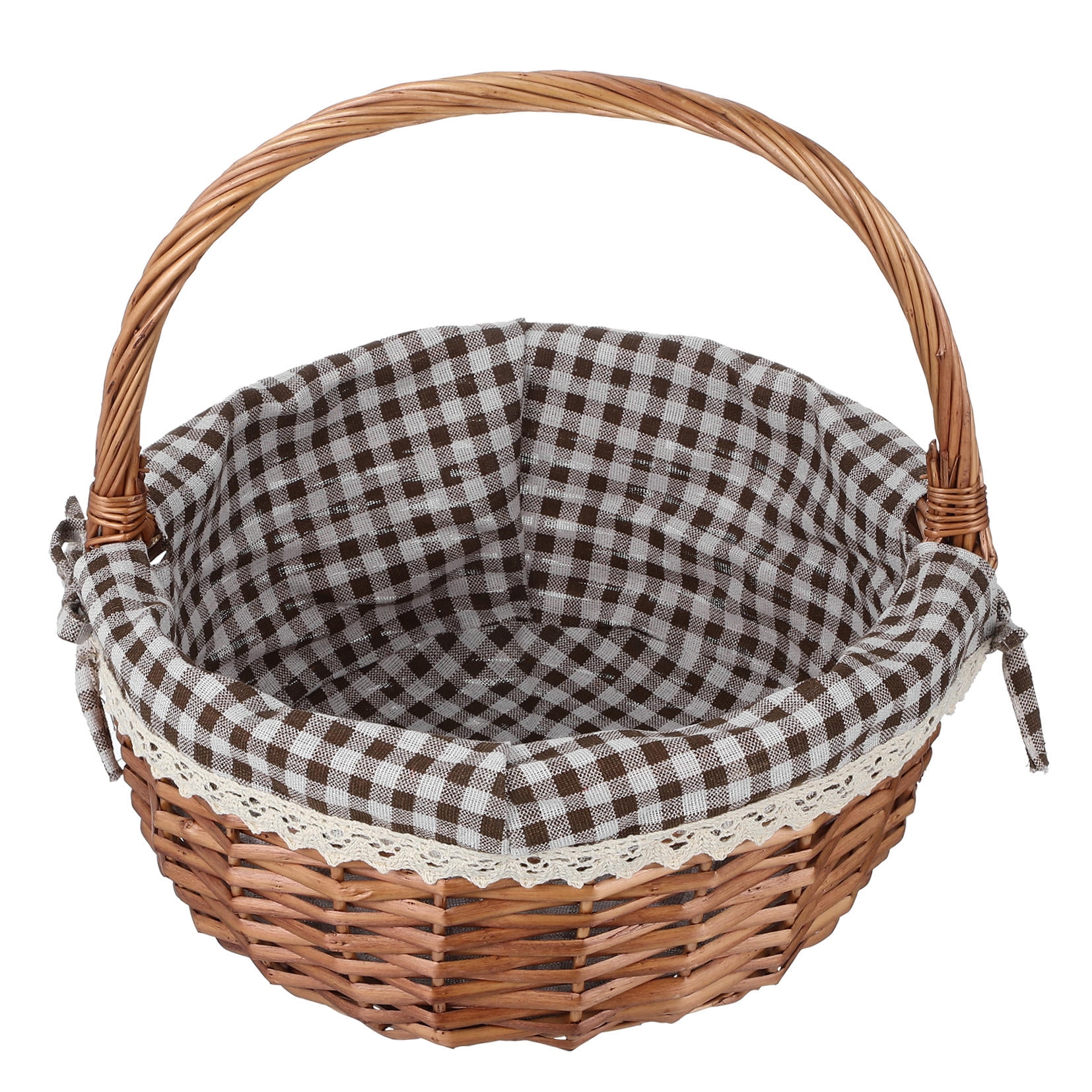 TABLZONE Woven Imitation Rattan Storage Basket Set for Easter Celebration, Decorative and Organizer