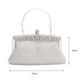 thumbnail image 2 of Bolsa de noche con diamantes de imitación para fiesta de bodas, de mano con diamantes de imitación, de mano brillante Tmvgtek Para Estrenar, 2 of 9