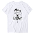 thumbnail image 4 of Blusas de Manga Corta para las Mujeres Divertida Impresión Cuello Redondo Camiseta Vintage, Blusas de Primavera para las Mujeres, 4 of 4