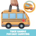 thumbnail image 3 of Xianlin-boîte à Lunch Isolée en Forme de Bus Scolaire avec Sangle - Garde les Aliments Chauds Ou Froids pendant des Heures - Sac Réutilisable s'Adapte aux Packs de Glace, Contenants Bento, Chauffe Facilement - Rend les Déjeuners Amusants pour Garçon, 3 of 4