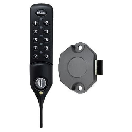 Ada Compliant Handle (LockeyUSA EC782bvslam Electronic Cabinet & Locker Lock with ADA Compliant Lever Handle with SLAM Latch, Vertical -)