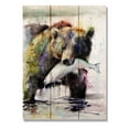 thumbnail image 2 of Day Dream HQ DCBBAS1420 14 x 20 in. Brown Bear & Salmon Wall Art, 2 of 2