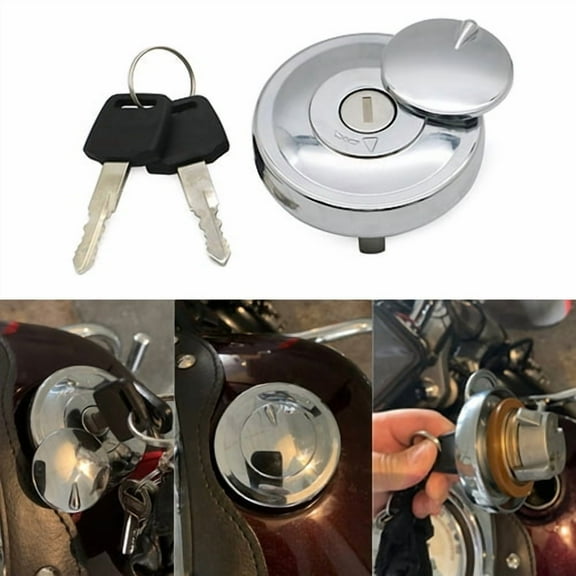 Fuel Gas Tank Cap Motorcycle with 2 Keys for Yamaha Stratoliner 2006-2014