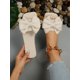thumbnail image 1 of Butterfly Knot Slippers Women's Fashionable Slip-resistant Beach Shoes, Open-toed Slides For Outdoor Activities, 1 of 4