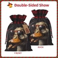 thumbnail image 2 of Pofeuu Modern Funny Duck Print Burlap Bags with Drawstrings Drawstring Gift Bags Pouch Bag for Thankgiving Birthday Party Gift Wrapping Treats and Party Favors-Black, 2 of 8