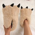 thumbnail image 2 of Fuzzy Slippers For Women Four Seasons Cute Slippers Home Non Fpir Season Cloth Cotton Colorful Slippers Warm Cozy Winter House Slippers Bedroom Indoor House Shoes, 2 of 7