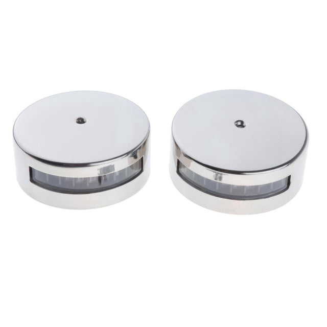 1 Pair LED Deck Mount Bow Lights Lamp, Red and Green Lighting for
