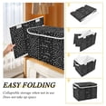 thumbnail image 3 of Iauyy Large Storage Box with Lid - Foldable Home Storage Bins for Clothes Toy Holiday Decor, Small Bow Tie (42*32*30cm), 3 of 6