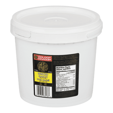 Golden Dragon Minced Garlic Bulk Food Service 4L - Burst of Flavor | Kitchen Essential