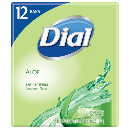 Dial Bar Soap, Aloe, 4 Oz, 12 Ct - Walmart.com
