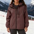 thumbnail image 3 of RXMEKW Womens Spring Jacket, Reflective Striped Skiwear Jacket with Windproof and Water-Repellent Properties, 3 of 8