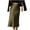 01 Army Green, variant on Awdenio Womens Skirts Satin High Waist Hidden Elasticized Waistband Flared Casual A Line Midi Skirt