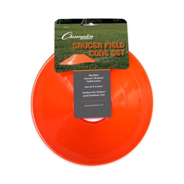 Champion Sports Saucer Cone Retail Pack, Orange