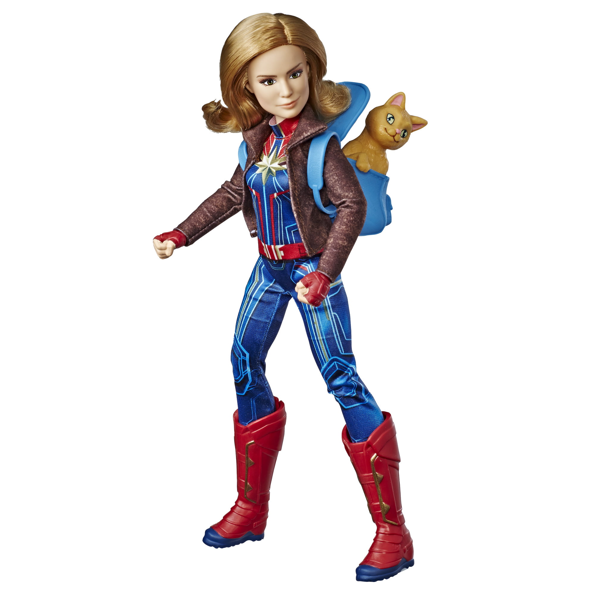 Captain Marvel Super Hero Doll \u0026 Marvel 