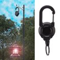 thumbnail image 4 of Telescopic Buckle, Portable Hanging Buckle Glossy Finish Maximum 660mm Coating Metal Wire  For Outdoor Climbing, 4 of 8