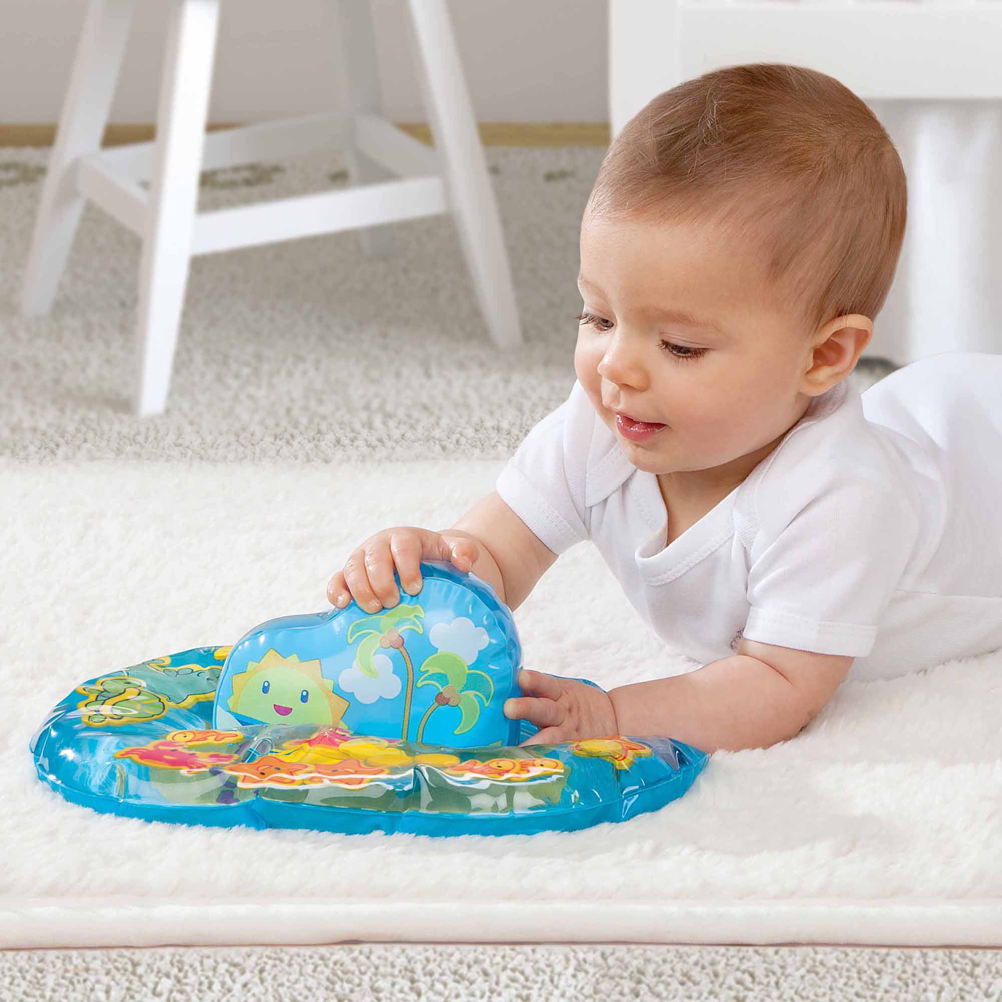 Fold and Go Navy Portable Baby Mat Tummy Time Toy + Reviews