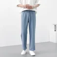 thumbnail image 4 of Pantalones elásticos para hombre, holgados, fluidos, elásticos, drapeados, para verano 2024, oferta de ropa, ropa premium, novedad, 4 of 5