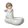 thumbnail image 1 of Estatua de ángel té titular de velas decoración de escritorio escultura de cerámica versátil para centros de mesa de mesa de bodas decorativas Estilo B, 1 of 8