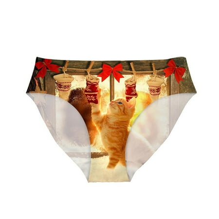 

Women s Sexy Funny Naughty 3D Printed Animal Underwears Briefs Gifts Cute