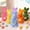 K, variant on Pink Flocked Bunny Easter Decorations with Bow Tie, Rabbit Figurines for Easter Tabletop Home Office Party Table Centerpiece Decor(Including Straws)