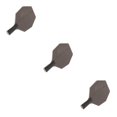 thumbnail image 3 of relayinert Table Tennis Racket Wooden Hexagonal Handmade Ply 5 for Game Indoor Training Vertical shot 3Set, 3 of 6