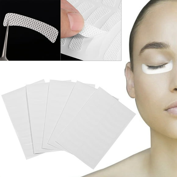 Eyelash Extension Pads, 100Pcs Super Soft Non Woven Eyelash Extension Tinting Tape False Eyelash Pad for Professional Home Use