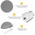 thumbnail image 2 of Miangastore Clothes Ironing Rack Plastic 1Set 22.4In White, 2 of 9