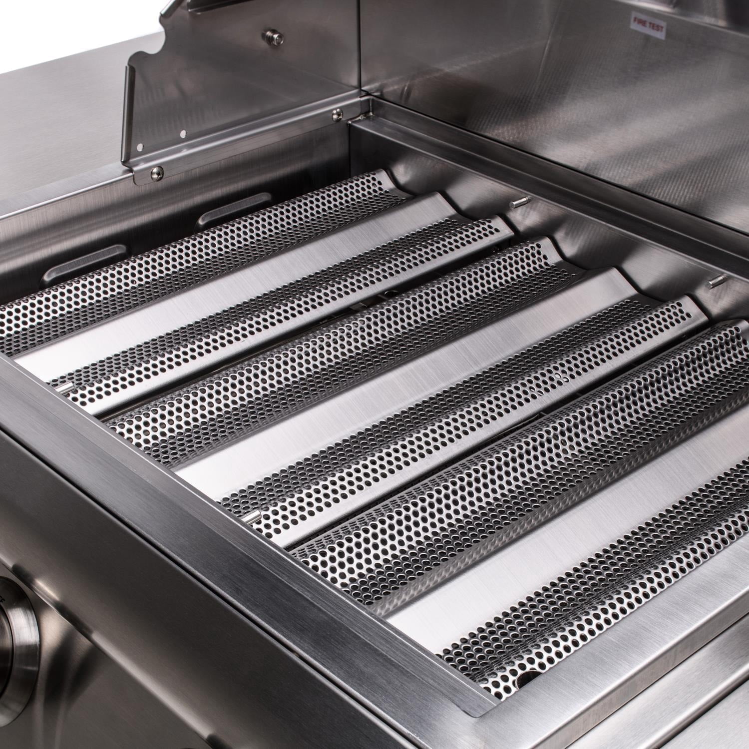 Outdoor Kitchen 3 Burner Built In Propane Gas Grill (Head Only) - 25 Inch Drop In Three Burner Backyard Grill Station Liquid Propane LP By Blaze Grills