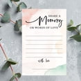 thumbnail image 3 of Koyal Wholesale Share a Memory Cards, Neutral Watercolor Cards for Wedding, Life Memories, 4" x 6", 52-Pk, 3 of 5