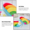 thumbnail image 2 of 1pc Rainbow Heart Shape Plush PP Almohadas de almohada de algodón (patrón aleatorio), 2 of 5