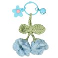 thumbnail image 1 of Llavero Pulsera Hecha A Mano Flor Lana Tejer Llavero Llavero Titular para Mujer, 1 of 5