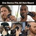 thumbnail image 3 of Electric Foil Shavers for Men: 2-in-1 Beard Trimmer for Men, Facial Razor USB-C Rechargeable, Foil Lithium Titanium Foil Shaver Mens Shaving Kit, IPX7 Waterproof, Cordless, USB Charge Dock,Black, 3 of 8