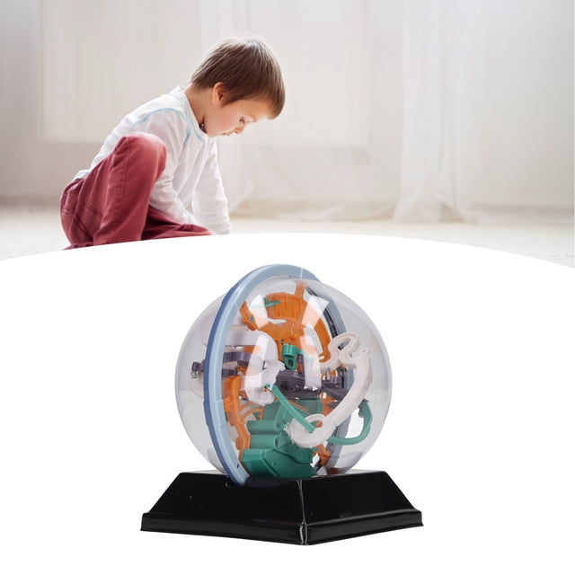 3D Labyrinth Ball Interactive Educational Toy Improve Intellect Develop Patience Plastic Children Kids Family Party