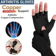 Copper Compression Arthritis Gloves Hand Support Joint Pain Relief for RSI Carpal Tunnel Swollen Hands