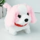 thumbnail image 1 of Electronic Plush Toys Puppy-Walking, Barking, Tail Wagging, Stretching Companion Animal for Kids Toddlers（Collar Saint Bernard [Pink]）, 1 of 5