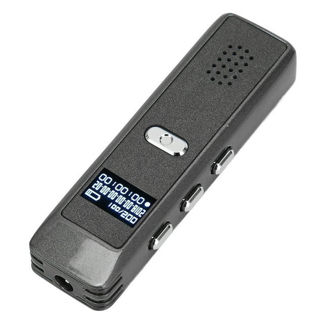 Digital Voice Recorder, Multifunctional Rechargeable HD Voice Activated MP3 Recorder, Al Noise Reduction Voice to Text, for Lecture Interview