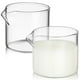 thumbnail image 1 of 2 piezas Clear Glass Milk Jar Tazas Café de café Contenedores de leche Simple Clear Milk Jars, 1 of 7