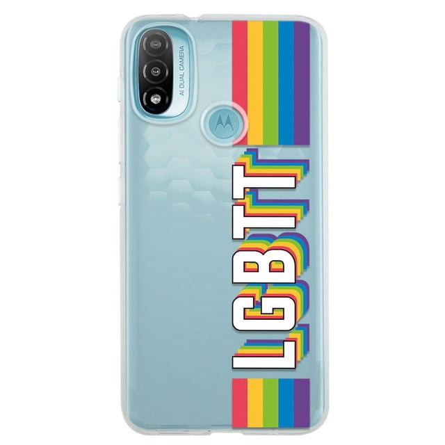 Funda Protector InstaCase Para Moto E20 Antigolpes LGBTT Lineas